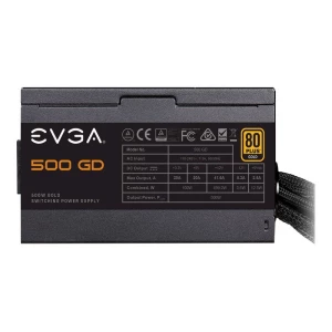 EVGA 100-GD-0500-V2 napajanje 500 W 24-pinski ATX ATX crni EVGA 100-GD-0500-V2 PC napajanje 500 W 80 plus gold slika