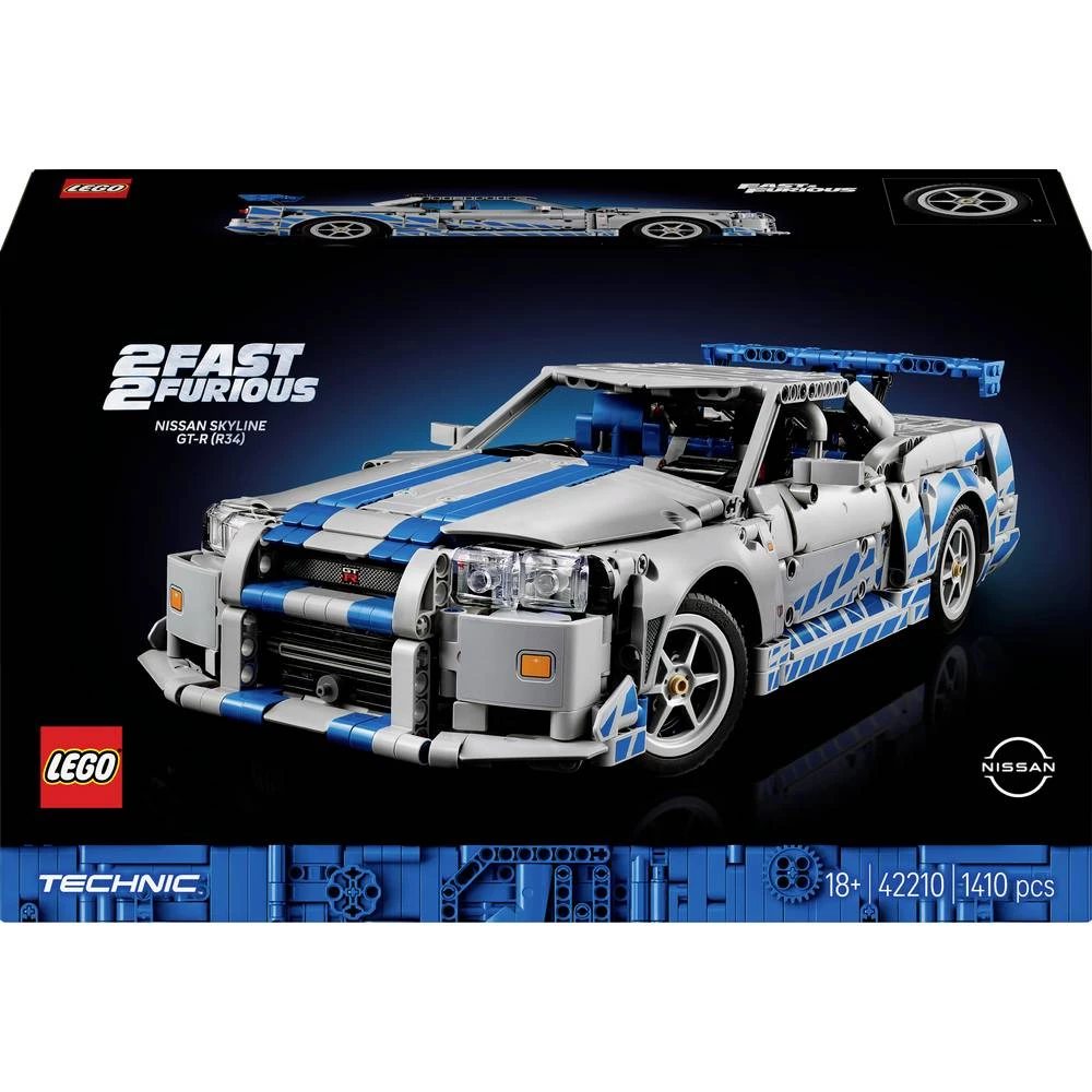 42210 LEGO® TECHNIC 2 Brzi i žestoki Nissan Skyline GT-R (R34) speedster slika