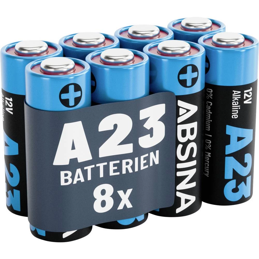 Absina specijalne baterije 23 A alkalno-manganov 12 V 55 8 kom. slika