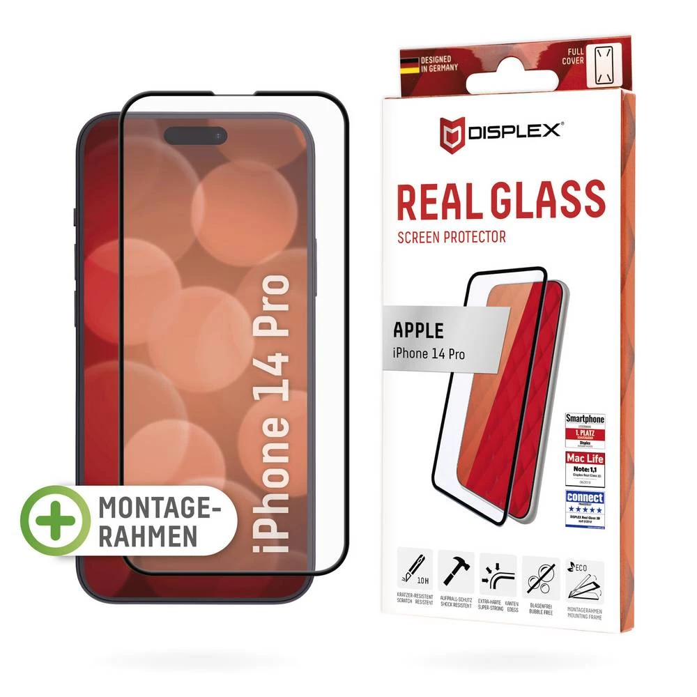 DISPLEX "Real Glass" Full Cover zaštitno staklo zaslona Apple iPhone 14 Pro 1 St. 1703 slika