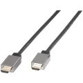 Vivanco HDMI Priključni kabel [1x Muški konektor HDMI - 1x Muški konektor HDMI] 3 m Crna slika