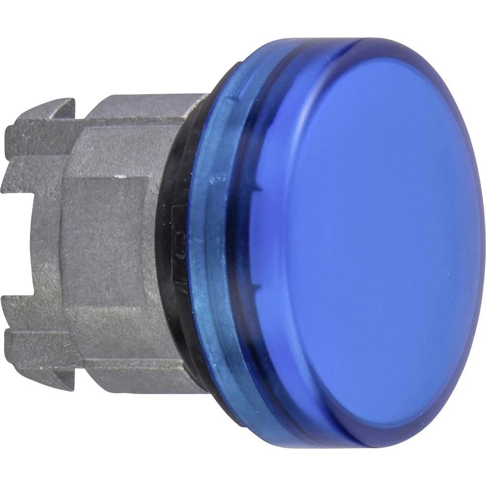 Schneider Electric ZB4BV06S prednji element za za signalnu žaruljicu rebrasta leća (Ø) 22 mm  plava boja, krom boja 1 St. slika