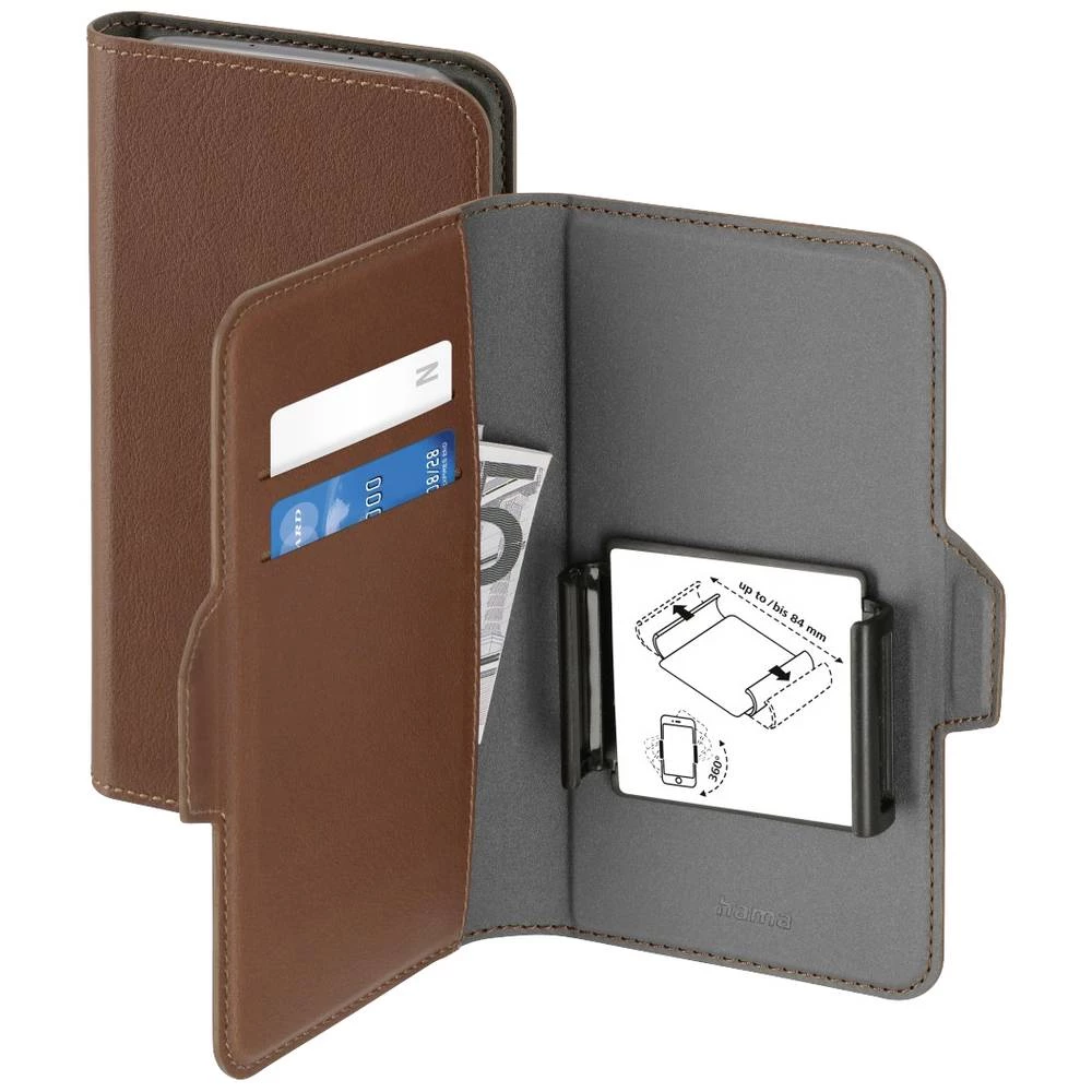 Hama Smart Move - Rainbow Pogodno za model mobilnog telefona: Geräte bis 7,1 x 14,4 cm, smeđa boja Hama Smart Move - Rainbow knjižica Universal Geräte bis 7,1 x 14,4 cm smeđa boja slika