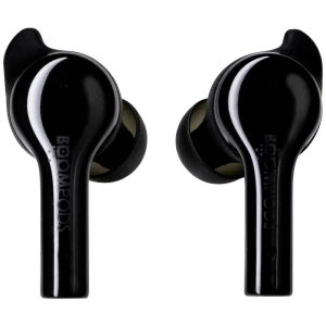 Boompods Bassline GO In Ear slušalice Bluetooth® crna slušalice s mikrofonom, kontrola glasnoće, otporne na znojenje, slika
