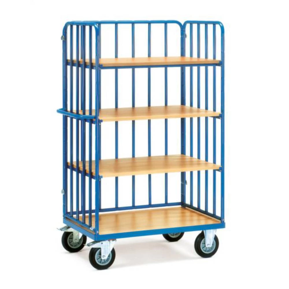 Fetra Hauptartikel 8312-1 etažna kolica čelik obložen s prahom Opterećenje (maks.): 500 kg briljantno-plava (RAL 5007) b slika