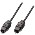 LINDY Toslink digitalni audio priključni kabel [1x muški konektor toslink (ODT) - 1x muški konektor toslink (ODT)] 0.50 m crna slika