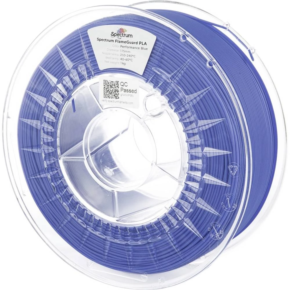 Spectrum Filaments 81453 FlameGuard PLA 3D pisač filament PLA usporivač plamena, otporan na toplinu 1.75 mm 1000 g Perfo slika