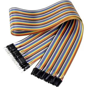 Renkforce JKMF406 jumper kabel Arduino, Banana Pi, Raspberry Pi [40x žičani most muški kontakt - 40x žičani most ženski slika