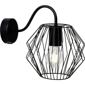 Zidna svjetiljka E27 60 W LED Brilliant Noris 54190/06 Crna slika