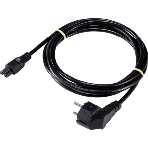 Basetech XR-1638063 prijenosno računalo kabel za napajanje crna 3.00 m slika