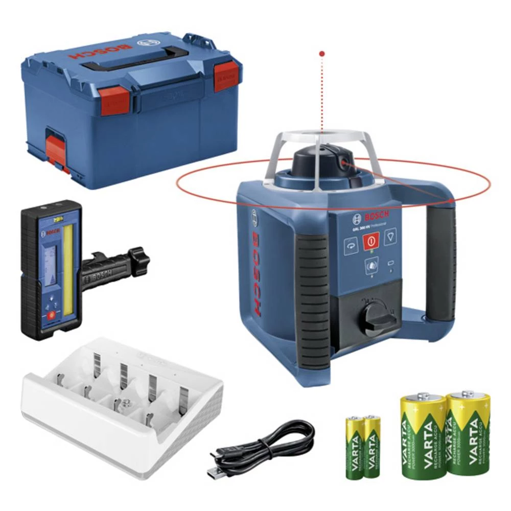Bosch Professional GRL 300 HV + LR 45 in L-BOXX rotirajući laser slika