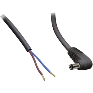 TRU COMPONENTS Niskonaponski priključni kabel Niskonaponski adapter-Slobodan kraj kabela 5.50 mm 2.50 mm 1 m 1 ST slika