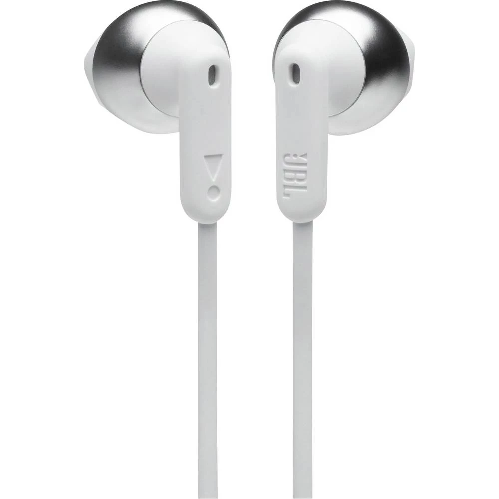 JBL TUNE 215 BT In Ear slušalice bežični, Bluetooth® stereo bijela daljinski upravljač, vratna traka, utišavanje mikrofo slika