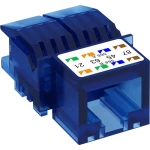 Podatkovni priključni modul CAT 5E OBO Bettermann 6117337 neoklopljen plavi