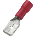 Plosnati utikač Širina utikača: 6.4 mm Debljina utikača: 0.8 mm 180 ° Izolirani dio Crvena TRU COMPONENTS 745410 100 ST