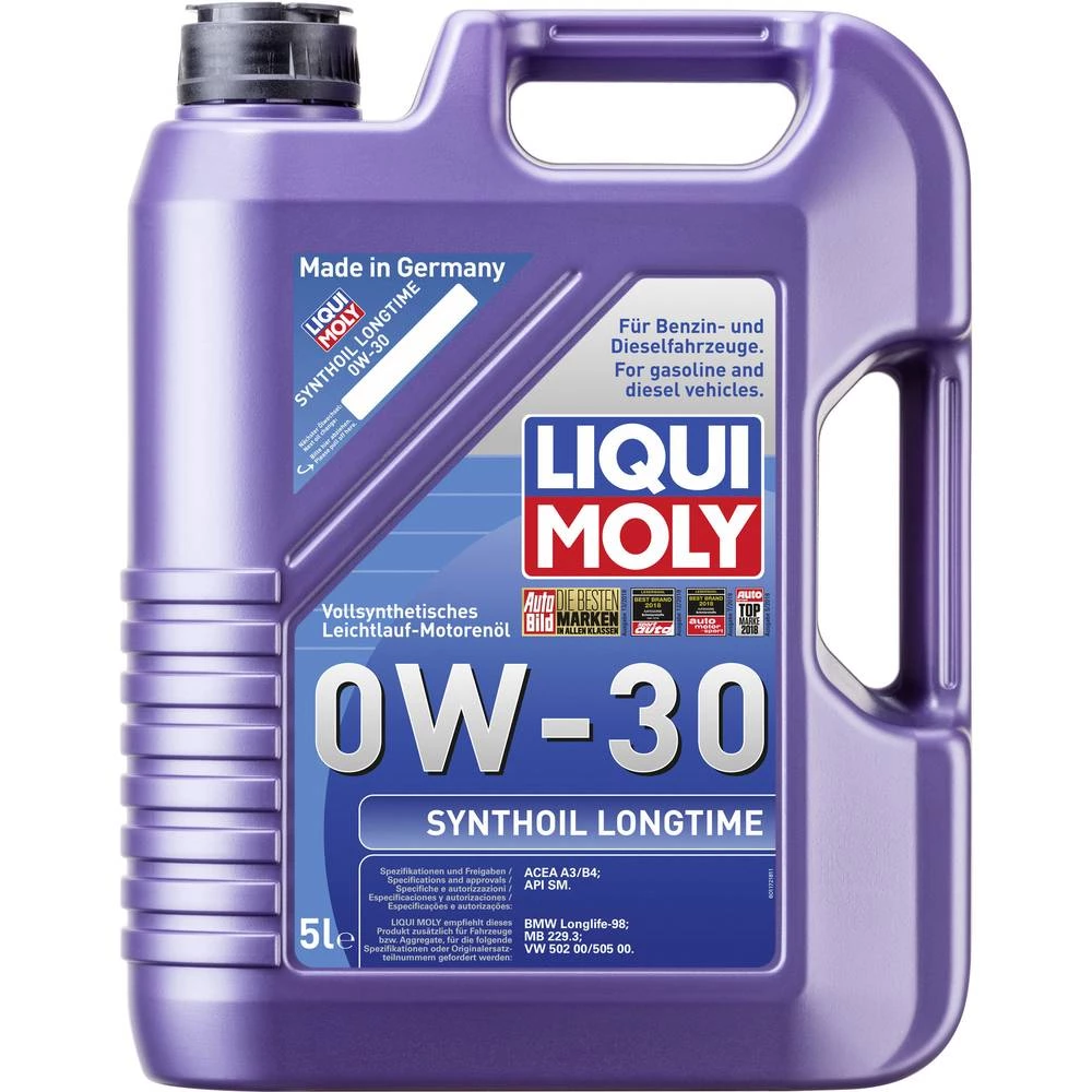Liqui Moly Synthoil Longtime 0W-30 1172 ulje za lakohodni motor 5 l slika