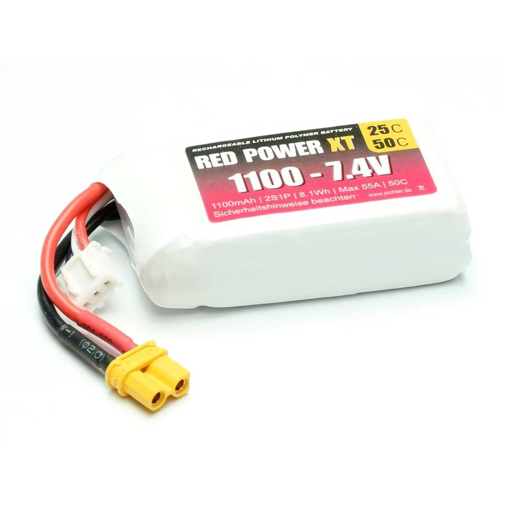 Red Power lipo akumulatorski paket za modele 7.4 V 1100 mAh   softcase XT60 slika