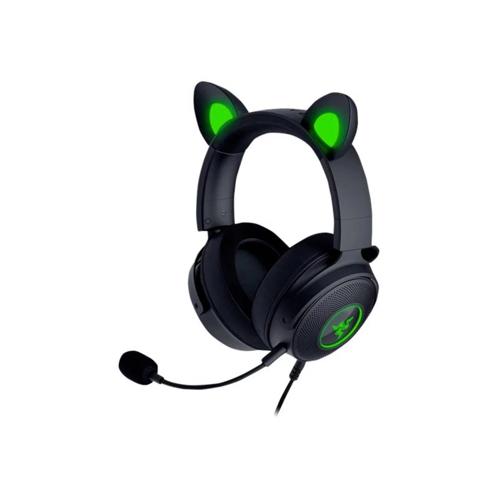 RAZER Kraken Kitty V2 Pro igre Over Ear Headset žičani stereo crna slika