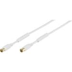 Antene Priključni kabel [1x 75 Ω antenski ženski konektor - 1x 75 Ω antenski muški konektor] 3 m 110 dB pozlaćeni ko