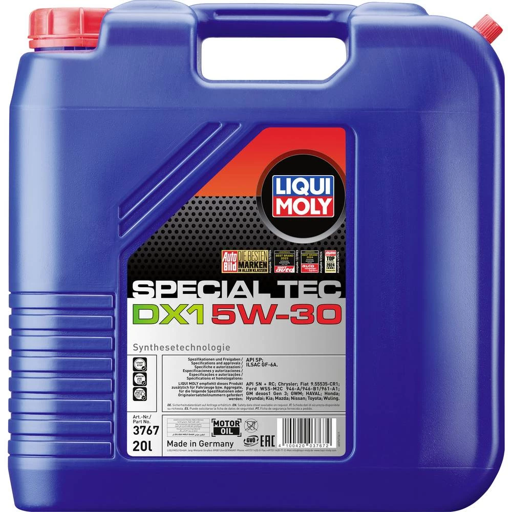 Liqui Moly Special Tec DX1 5W-30 3767 motorno ulje 20 l slika
