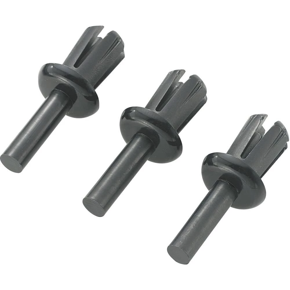 TRU COMPONENTS TC-SRR-0612K203 produžna zakovica Otvor Ø 6.2 mm  crna 1000 St. slika