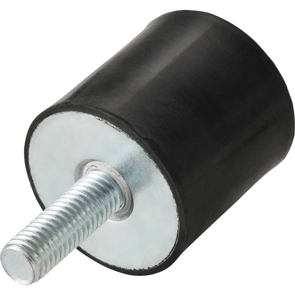 TRU COMPONENTS gumeni amortizer TC-NT50-50-43A Čvrstoća (detalji) 43 Shore A Maksimalni statički teret 95 kg slika