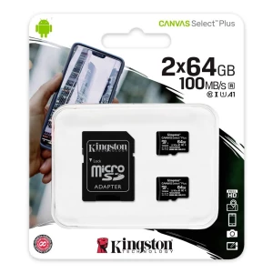 Kingston Canvas Select Plus sdxc kartica 64 GB Class 10 UHS-I uklj. sd-adapter slika