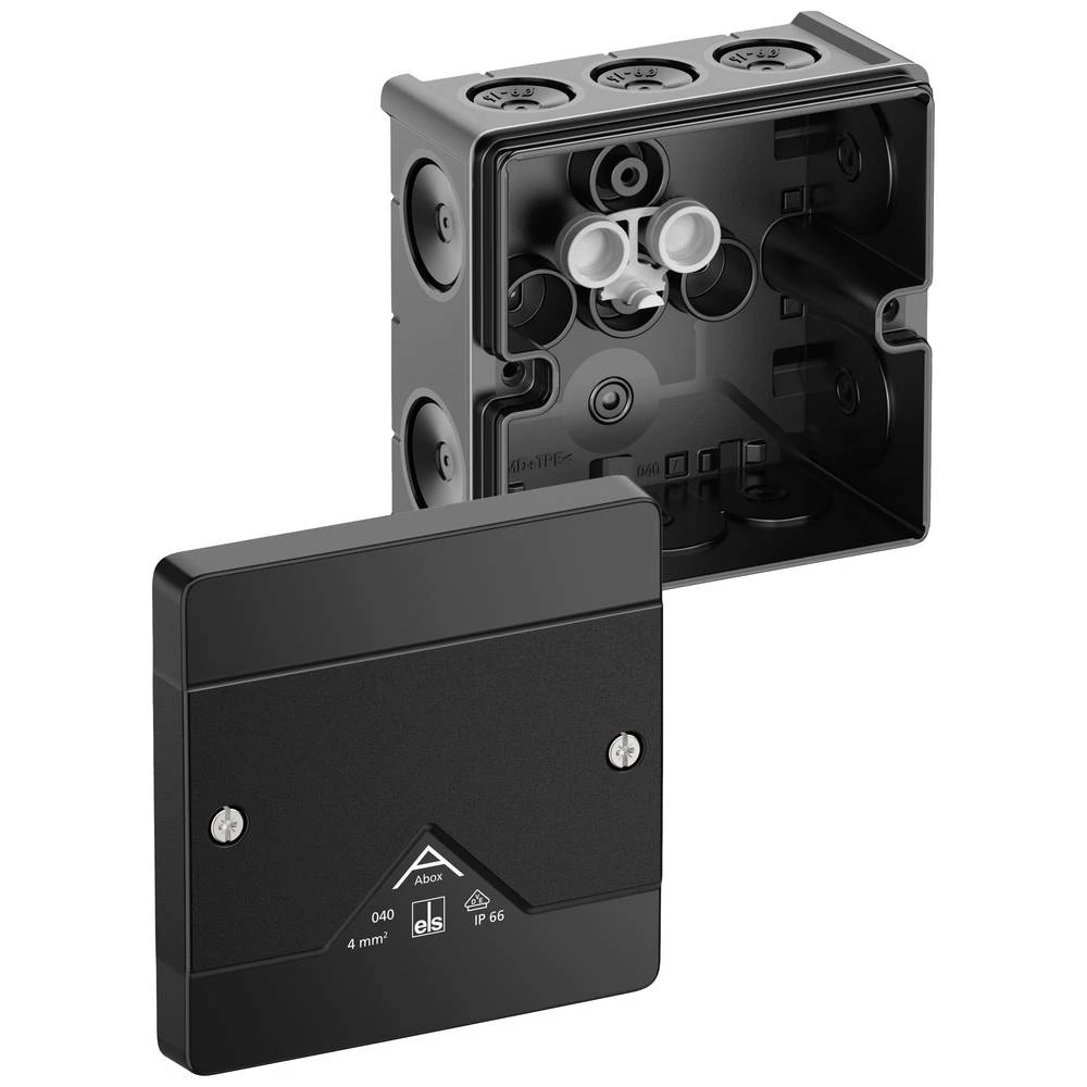 Spelsberg 80400001 razvodna kutija (D x Š x V) 102 x 102 x 57 mm crna IP66 1 St. slika