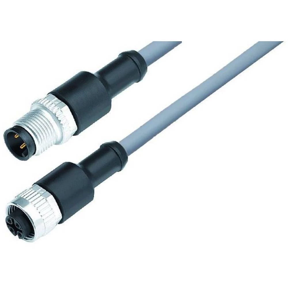 binder 77 3430 3429 20712-0100-20 utični konektor za senzor/aktivator, konfekcionirani žženski konektor, ravni, ravni mu slika