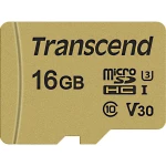 microSDHC kartica 16 GB Transcend Premium 500S Class 10, UHS-I, UHS-Class 3, v30 Video Speed Class Uklj. SD-adapter
