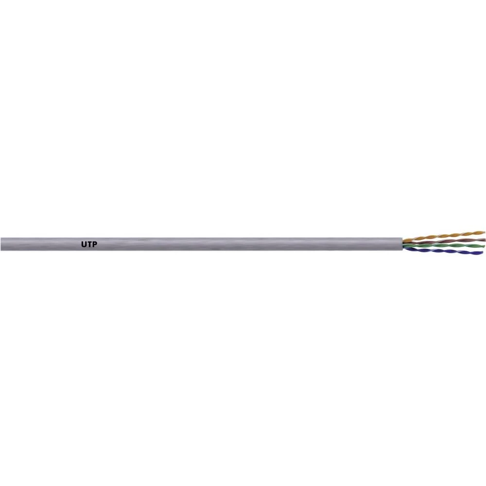 LAPP 2170125/100 mrežni kabel CAT 5e U/UTP 4 x 2 x 0.2 mm² siva 100 m slika