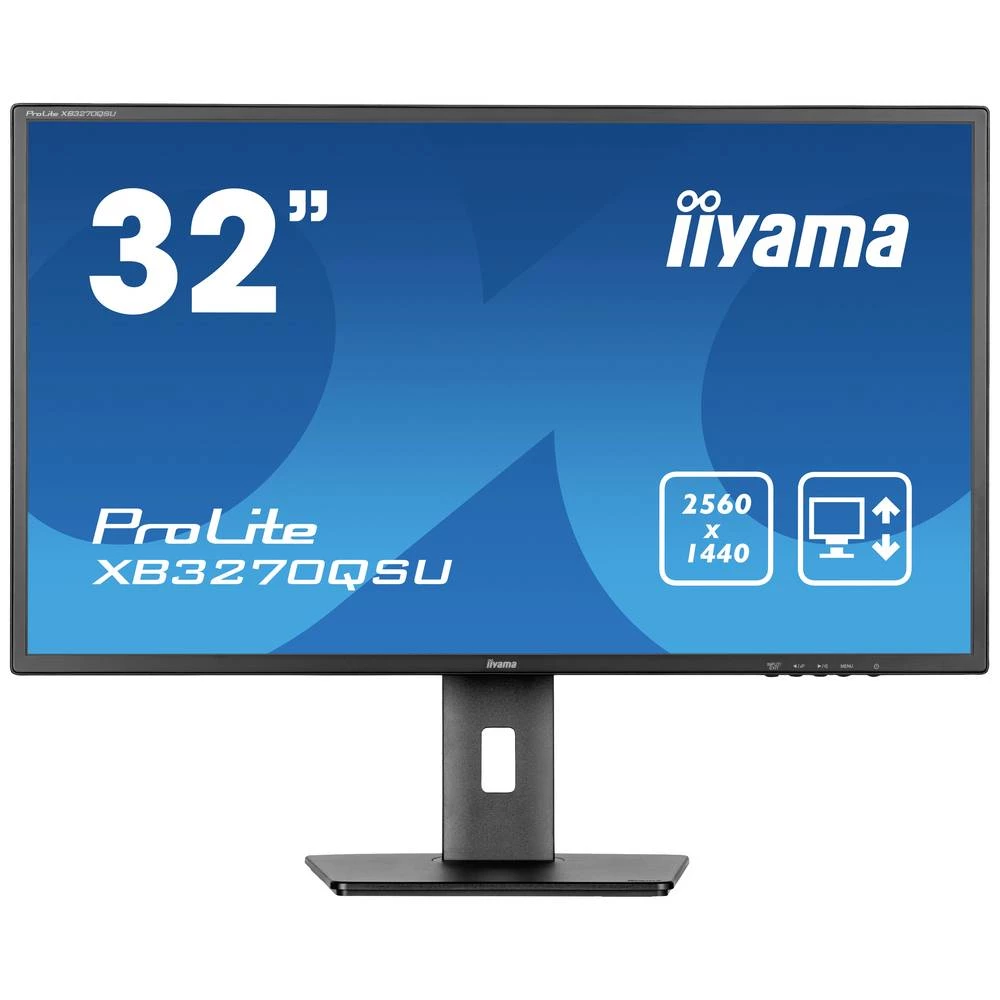 Iiyama ProLite XB3270QSU-B1 LED zaslon Energetska učinkovitost 2021 E (A - G) 80 cm (31.5 palac) 2560 x 1440 piksel 16: slika