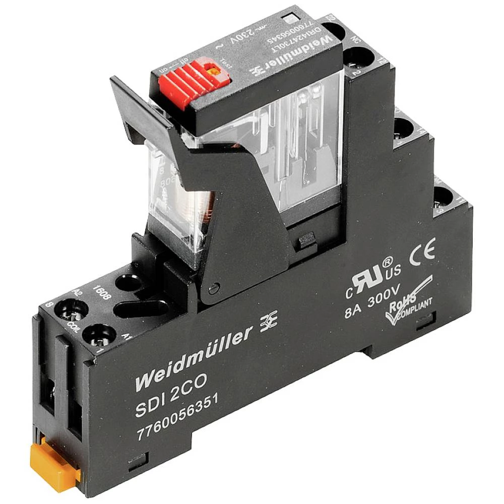 Spojni relej 10 ST Weidmüller DRIKIT 115VAC 2CO LD/PB slika