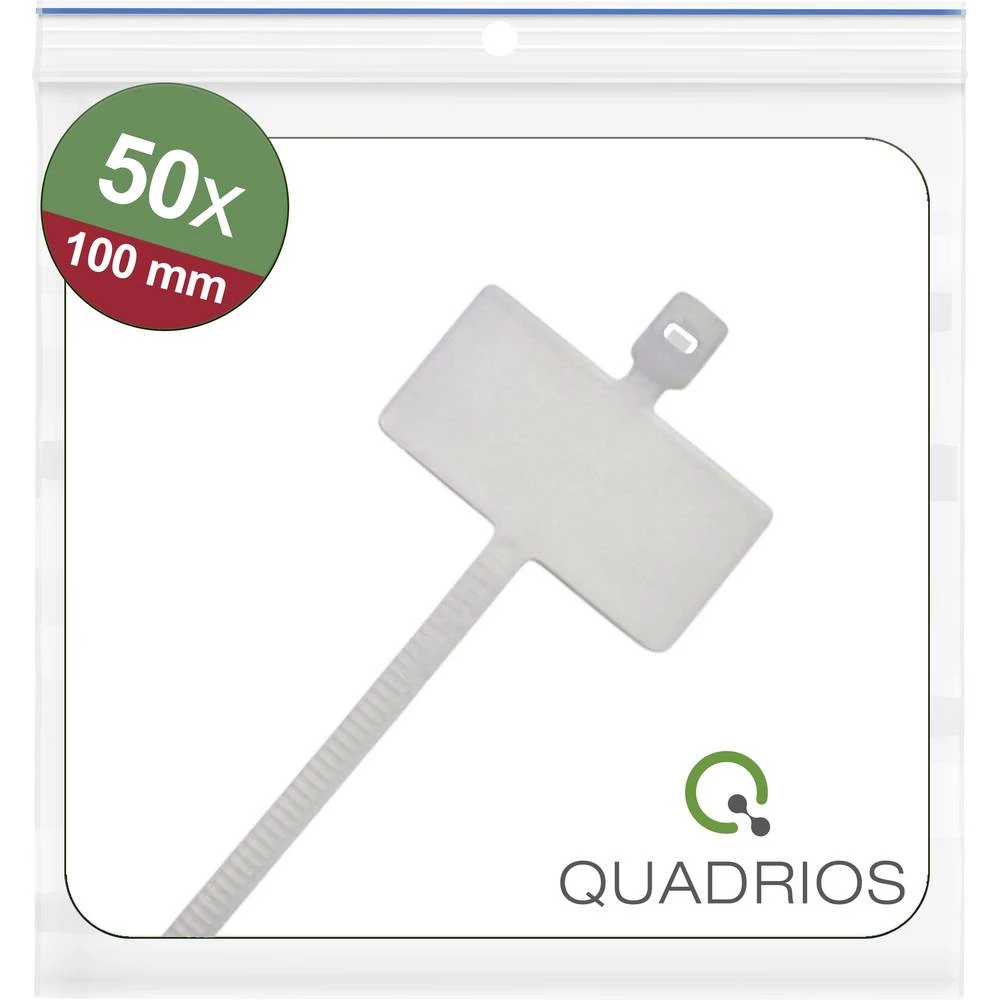 Quadrios 25CA580 25CA580 označavanje vodiča Površina za natpisivanje: 20 x 13 mm bijela 50 kom. slika