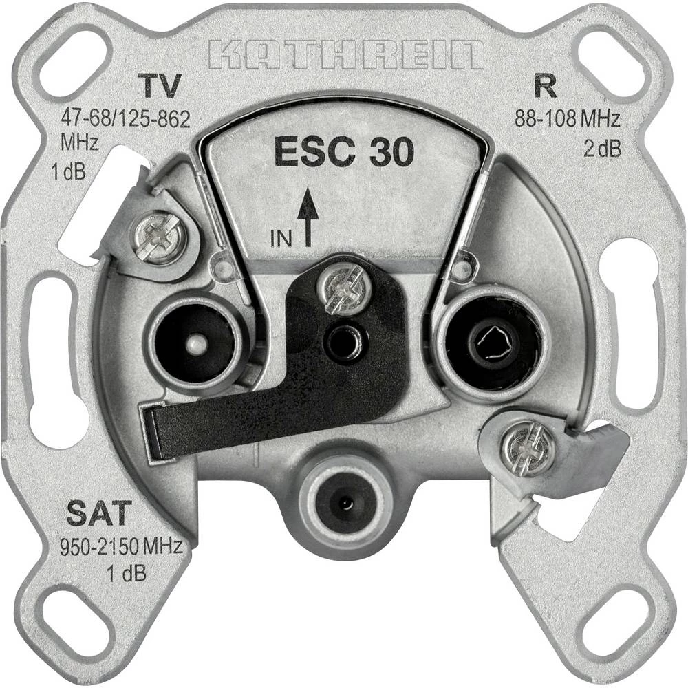Kathrein ESC 30 antenska utičnica vijčano pričvršćenje utičnica za jedan priključak slika