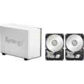 Synology DiskStation DS220j DS220J-8TB-FR nas server 8 TB 2 Bay opremljeno s 2x 4TB recertificiranim tvrdim diskovima slika
