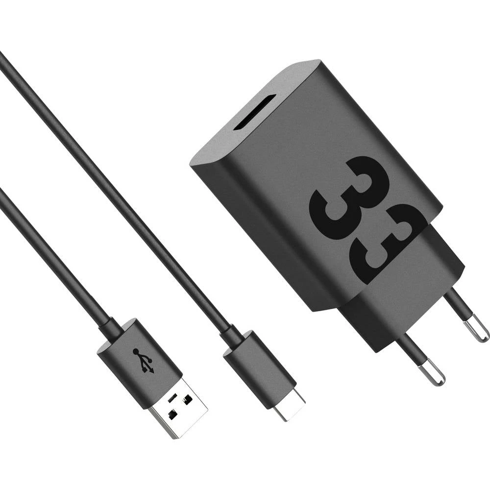Motorola neu USB punjač 33 W 1x USB-A Power Delivery, QC 3.0 crna slika