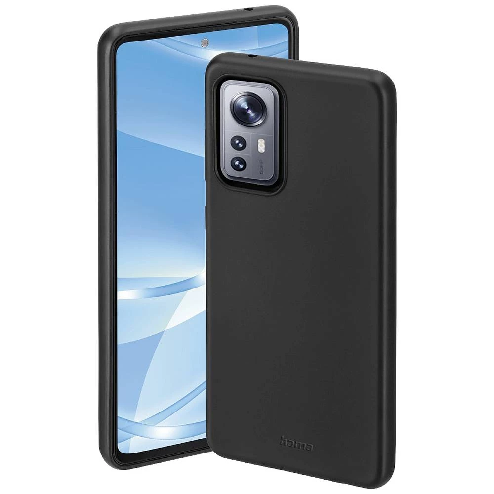 Hama Finest Feel stražnji poklopac za mobilni telefon Xiaomi 12 Lite 5G crna slika