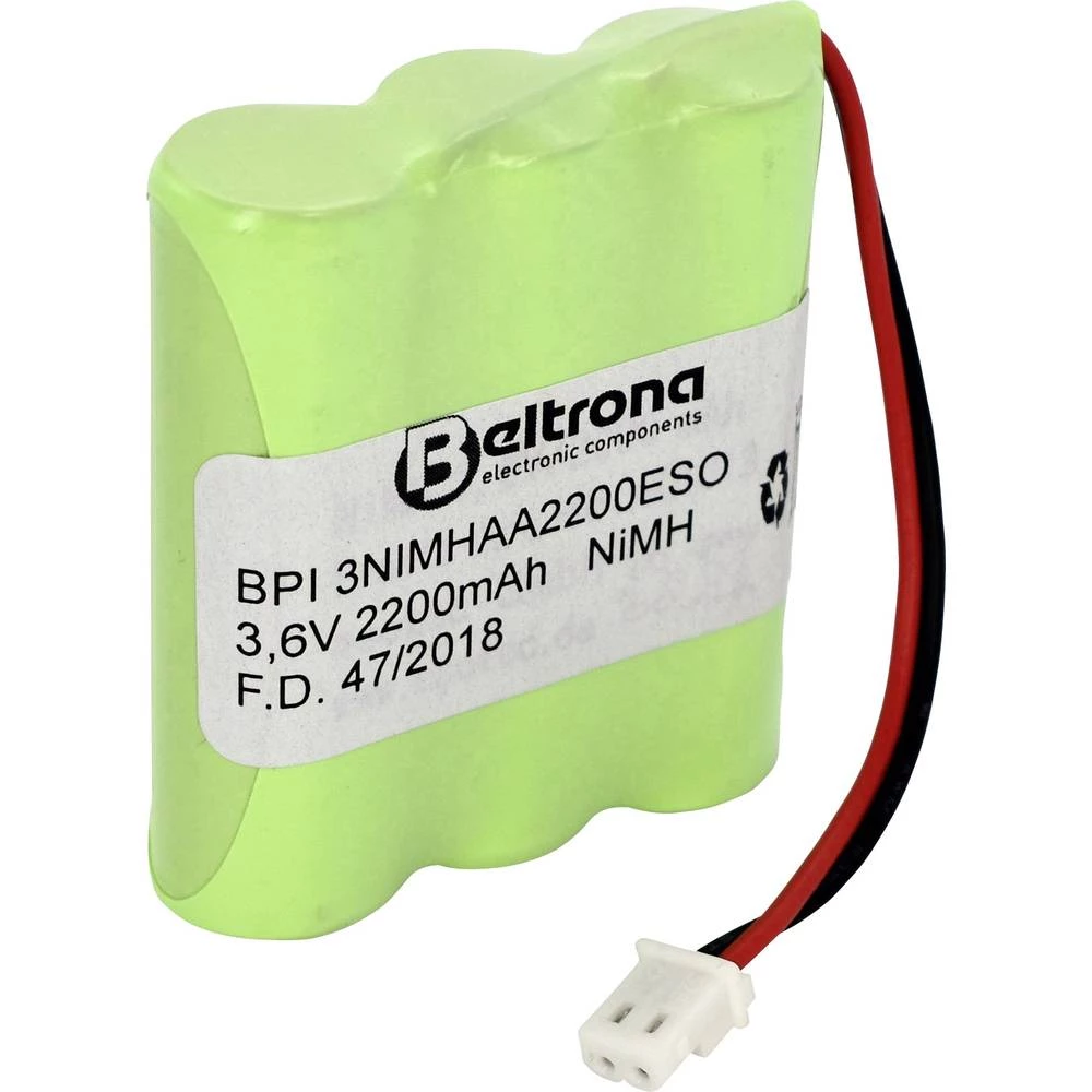 Aku-pack 3x Mignon (AA) Utikač NiMH Beltrona Solarleuchten-Pack 901013 3.6 V 2000 mAh