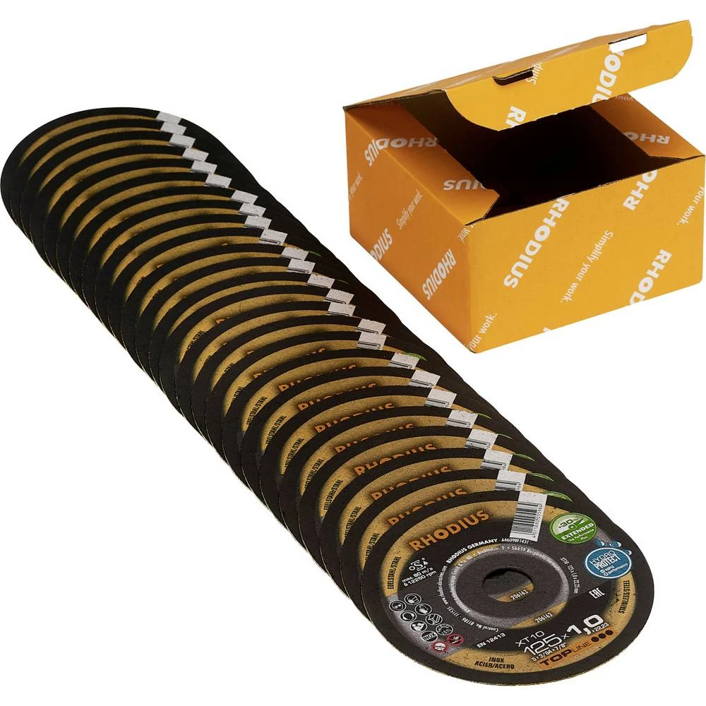 Rhodius 211294 set reznih ploča 125 mm 25 St. nehrđajući čelik, čelik slika