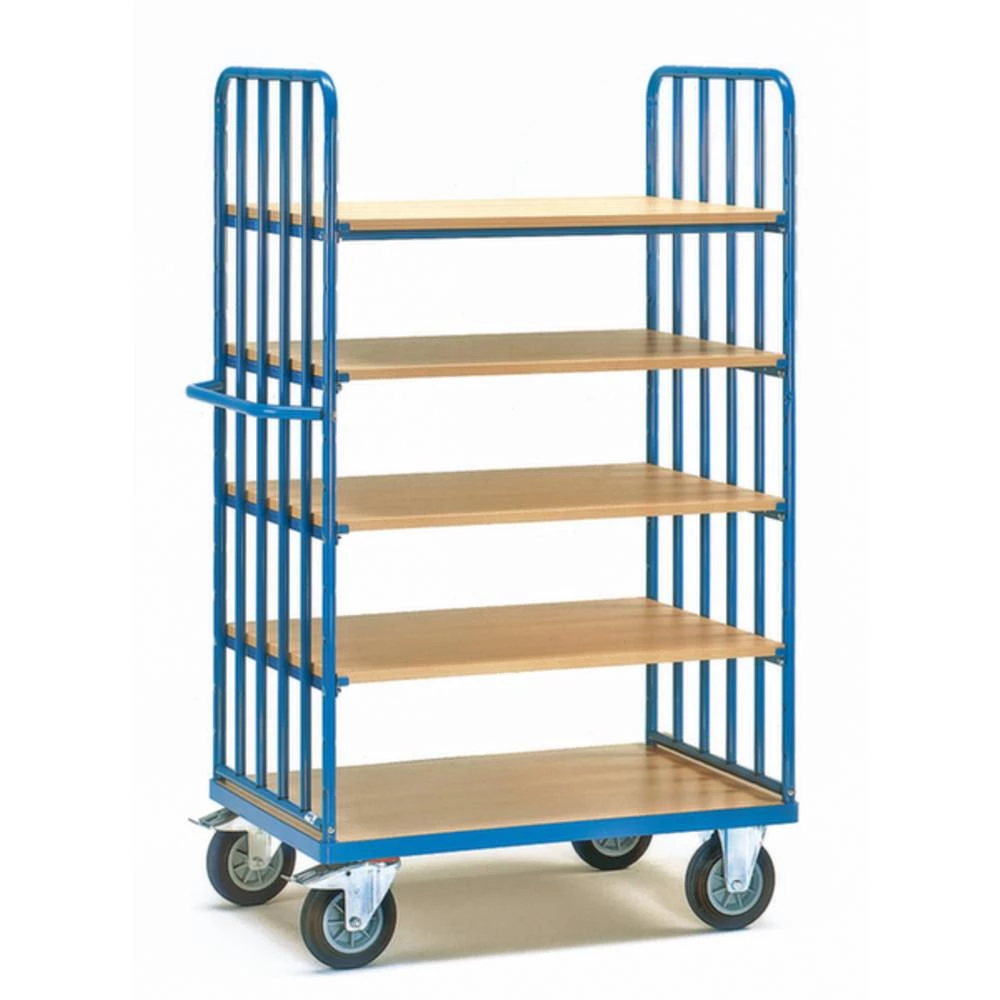 Fetra Hauptartikel 8351 etažna kolica čelik obložen s prahom Opterećenje (maks.): 500 kg briljantno-plava (RAL 5007) boj slika