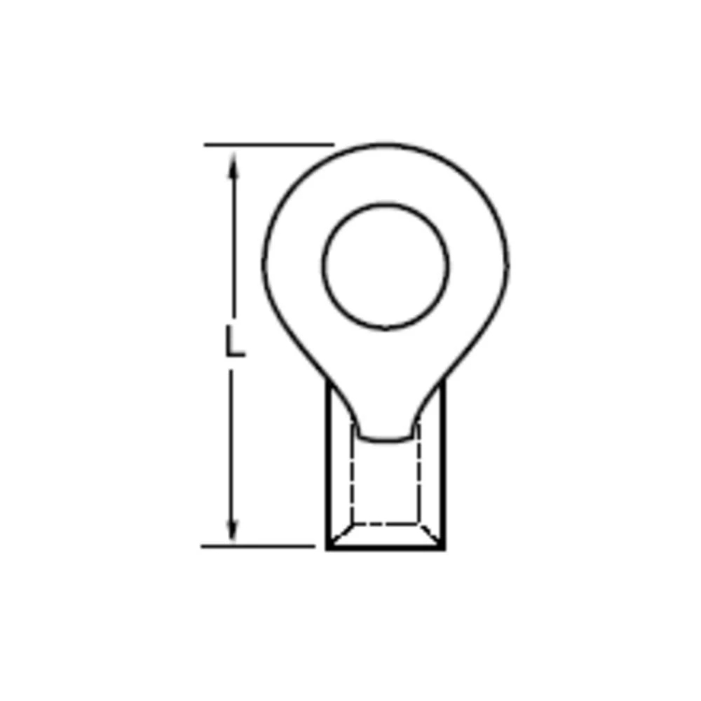 Molex 191930219 prstenasta kabelska stopica 1 St. Bulk slika