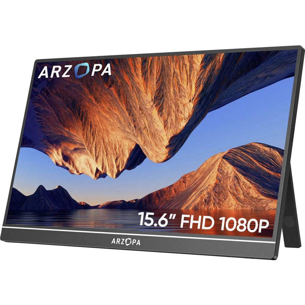 Arzopa LCD zaslon Energetska učinkovitost 2021: A (A - G) 39.6 cm (15.6 palac) 1920 x 1080 piksel 16:9 25 ms HDMI™, USB- slika