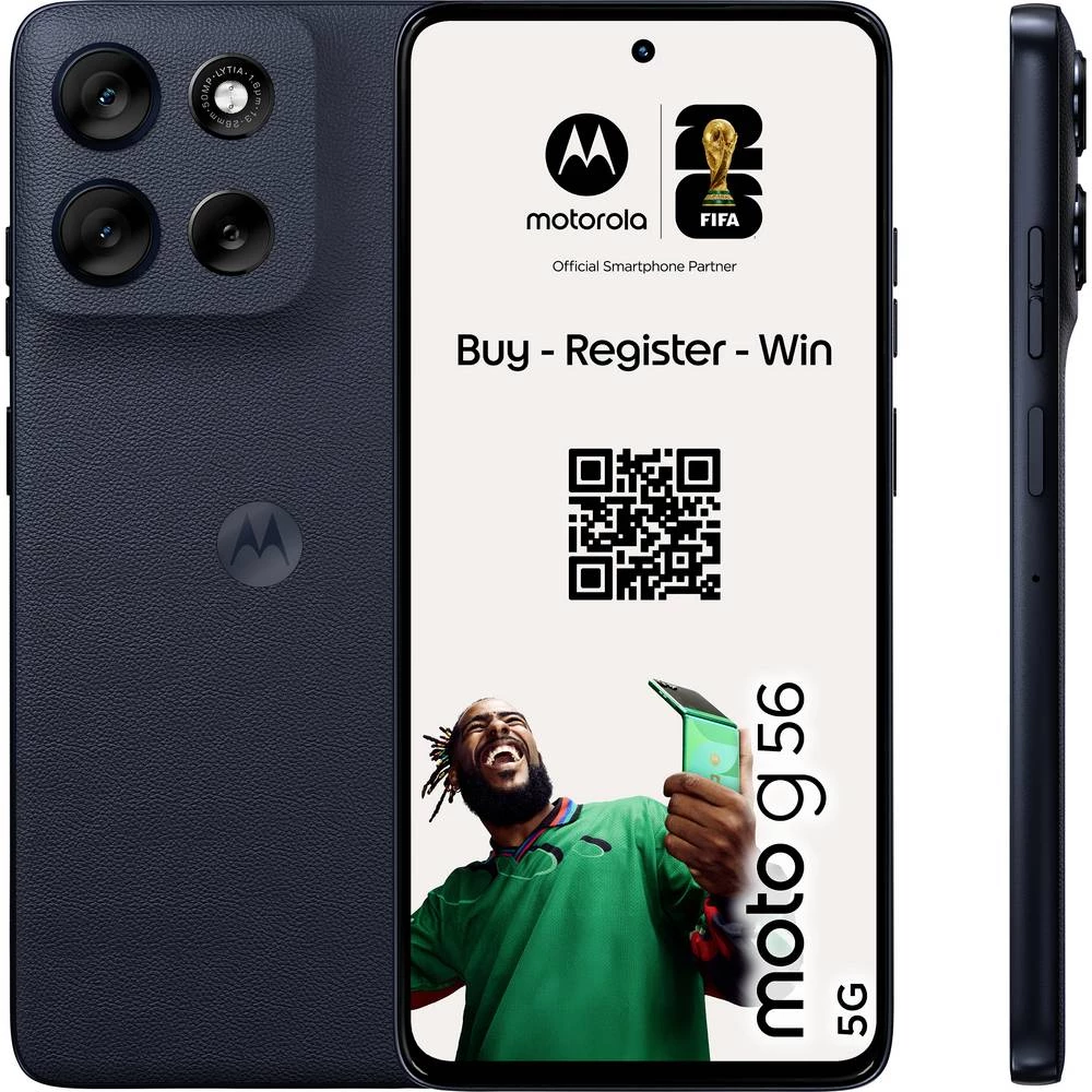Motorola moto g56 5G blago eu 256 GB crna Energetska učinkovitost 2021 B (A - G) 17.1 cm (6.72 palac) pametni telefon slika