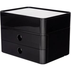 HAN Kutija s ladicama SMART-BOX PLUS ALLISON 1100-13 Crna, Bijela Broj pretinaca za uvlačenje: 2 slika