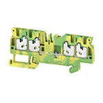 Stezaljka za zaštitni vodič, SNAP IN, 2,5 mm², 800 V, 24 A, broj priključaka: 4, broj razina: 1, zelena / žuta, zelena S4C 2.5 PE 2674580000  Weidmüller 50 St.