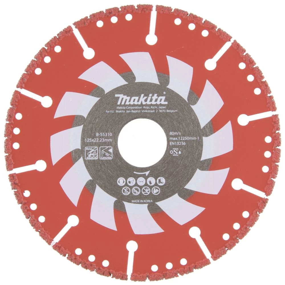 Makita Rescue B-55310 dijamantna rezna ploča 125 mm 1 St. metal, beton, smola, staklo, plastika slika
