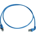 LAN (RJ45) Mreža Priključni kabel CAT 6A S/FTP 2.00 m Plava boja Vatrostalan, Bez halogena Telegärtner slika