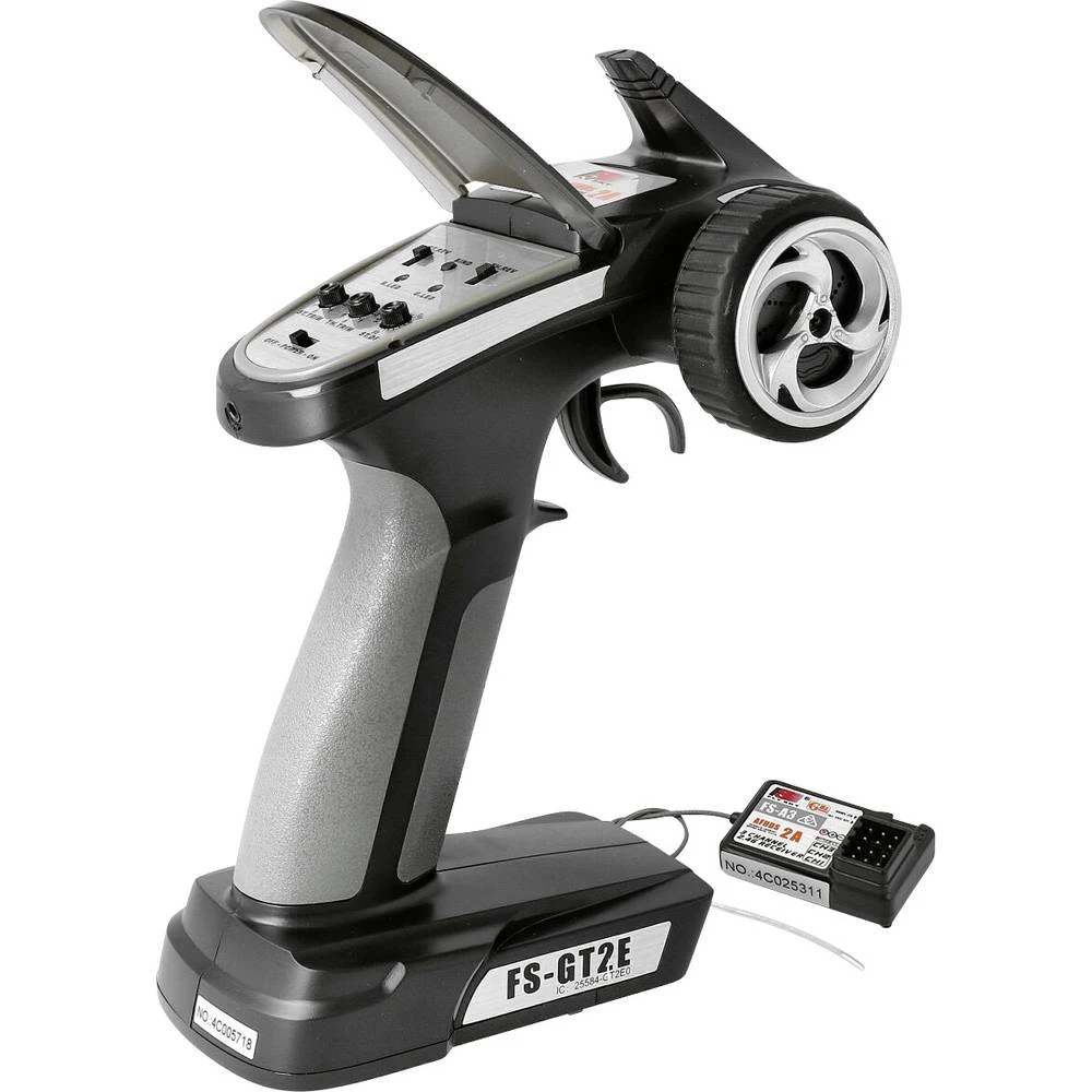 FlySky FS-GT2E pištolj-daljinski upravljač 2,4 GHz Broj kanala: 8 uklj. prijemnik slika