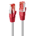 LINDY 47841 RJ45 mrežni kabel, Patch kabel cat 6 S/FTP 7.50 m siva sa zaštitom za nosić 1 St. slika